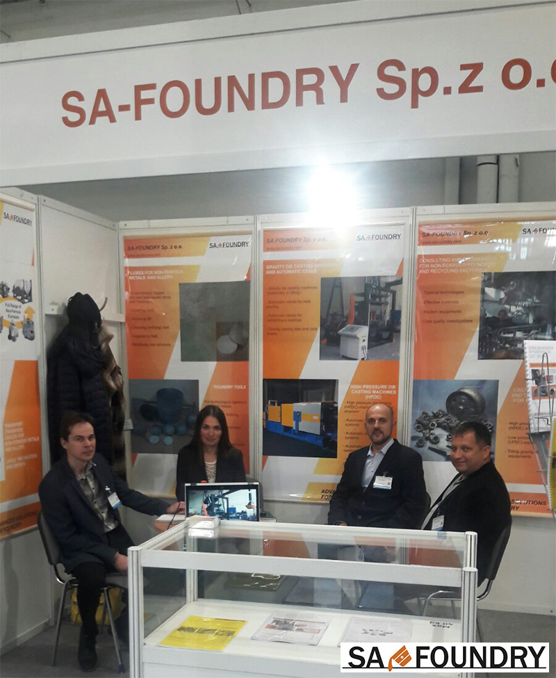 Specialists of UG-ZHK at the stand of SA-Foundry sp. z o.o.